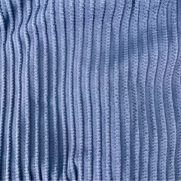 NWT! Navy Ribbed & Ruched Cupshe One Piece Slimming Swimsuit Large - Picture 12 of 15